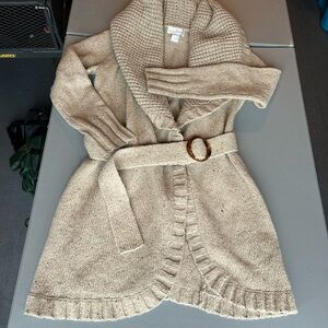 Soft Surroundings Cream Cardigan Sweater